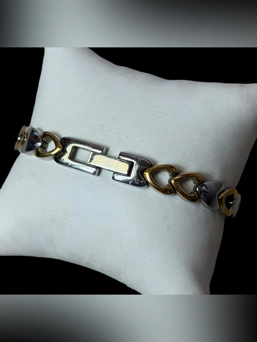 Bulova Women's Classic Two-Tone Heart Link Bracelet Watch